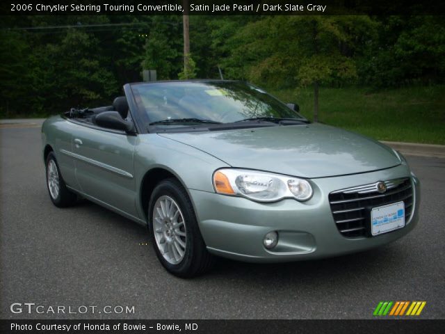 2006 Chrysler Sebring Touring Convertible in Satin Jade Pearl
