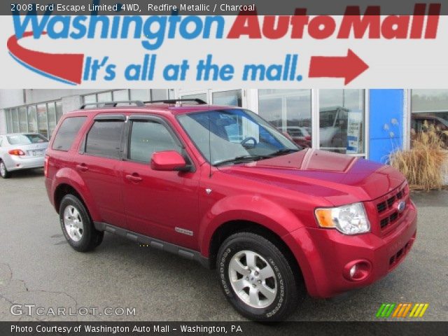 2008 Ford Escape Limited 4WD in Redfire Metallic