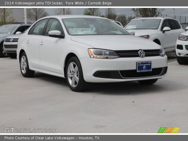 2014 Volkswagen Jetta TDI Sedan in Pure White