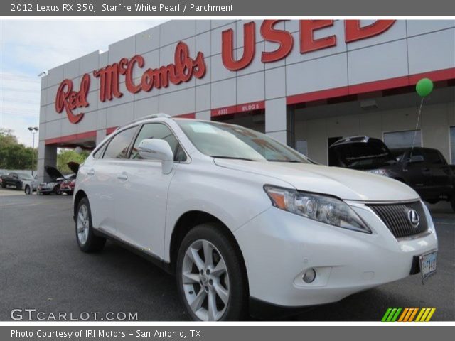 2012 Lexus RX 350 in Starfire White Pearl