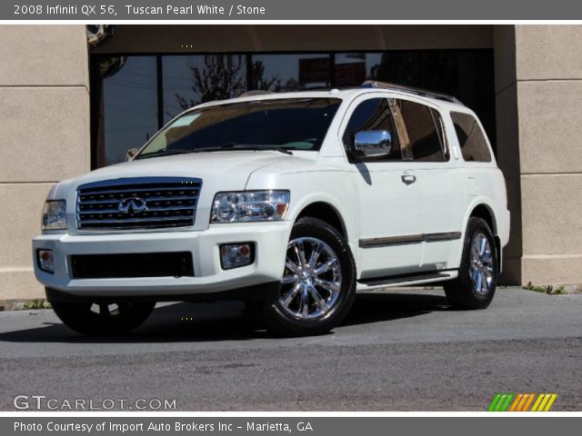 2008 Infiniti QX 56 in Tuscan Pearl White