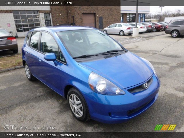 2007 Honda Fit  in Vivid Blue Pearl