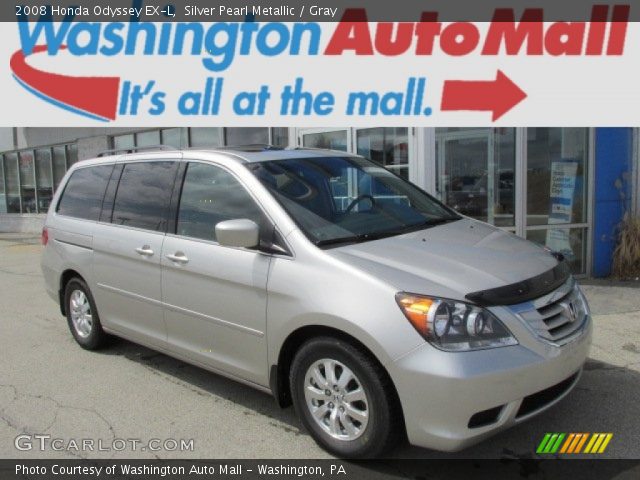 2008 Honda Odyssey EX-L in Silver Pearl Metallic