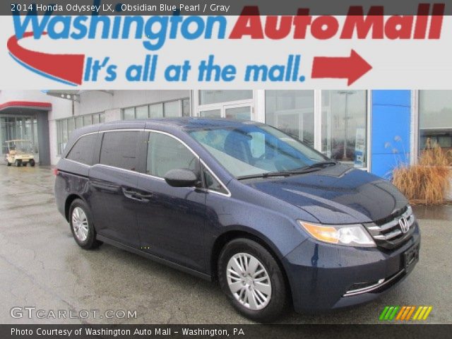 2014 Honda Odyssey LX in Obsidian Blue Pearl