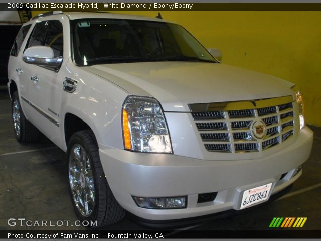 2009 Cadillac Escalade Hybrid in White Diamond