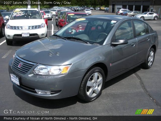 2007 Saturn ION 3 Sedan in Storm Gray