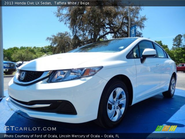 2013 Honda Civic LX Sedan in Taffeta White