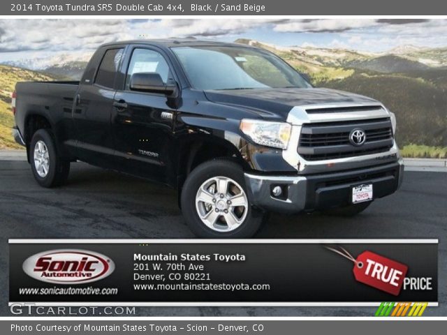 2014 Toyota Tundra SR5 Double Cab 4x4 in Black