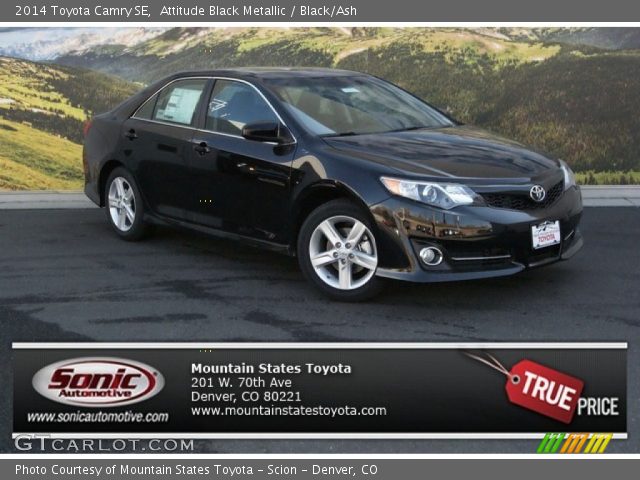 2014 Toyota Camry SE in Attitude Black Metallic
