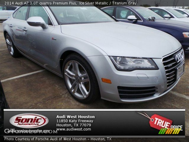 2014 Audi A7 3.0T quattro Premium Plus in Ice Silver Metallic