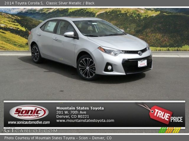 2014 Toyota Corolla S in Classic Silver Metallic