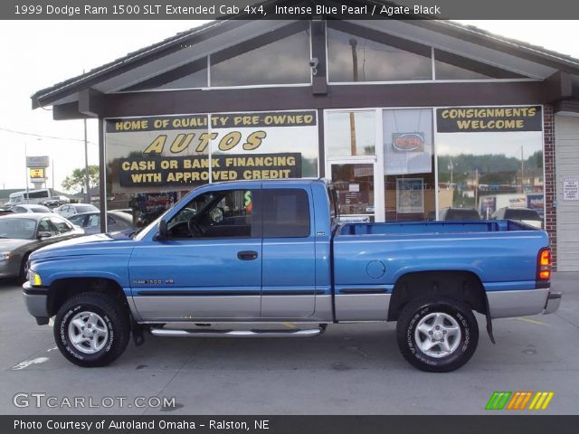 1999 Dodge Ram 1500 SLT Extended Cab 4x4 in Intense Blue Pearl