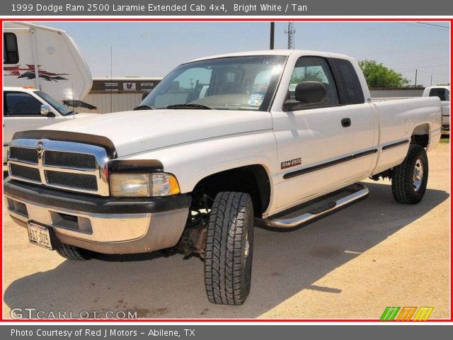1999 Dodge Ram 2500 Laramie Extended Cab 4x4 in Bright White