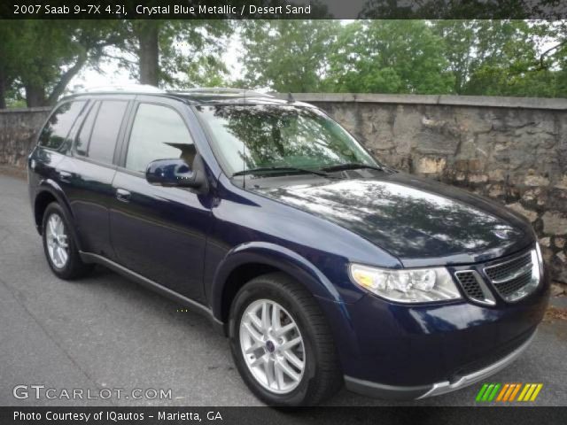 2007 Saab 9-7X 4.2i in Crystal Blue Metallic