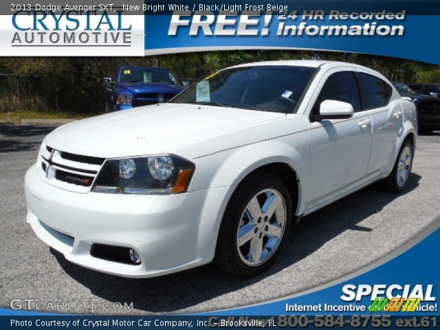 2013 Dodge Avenger SXT in New Bright White