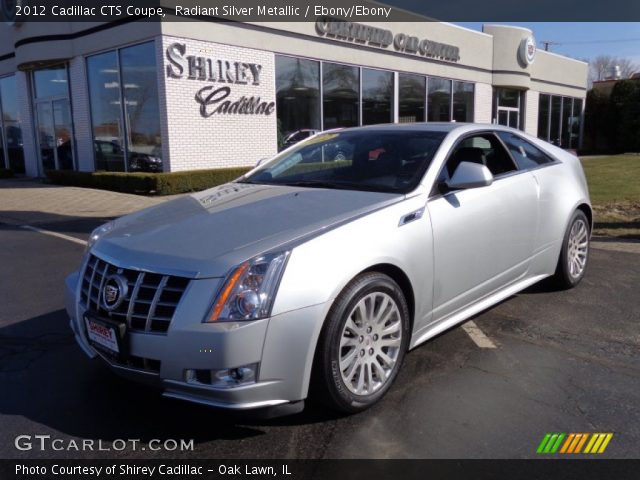 2012 Cadillac CTS Coupe in Radiant Silver Metallic