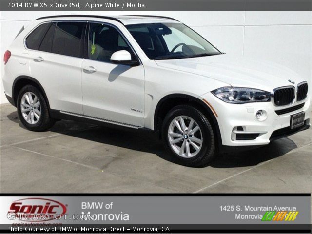 2014 BMW X5 xDrive35d in Alpine White