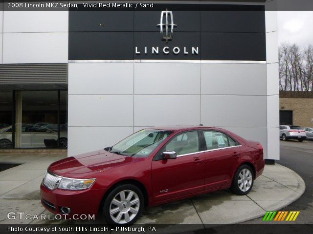 2008 Lincoln MKZ Sedan in Vivid Red Metallic