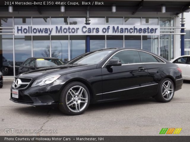 2014 Mercedes-Benz E 350 4Matic Coupe in Black