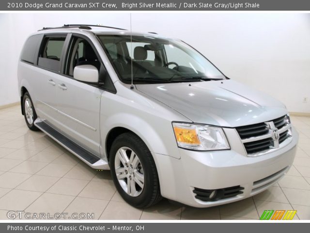 2010 Dodge Grand Caravan SXT Crew in Bright Silver Metallic