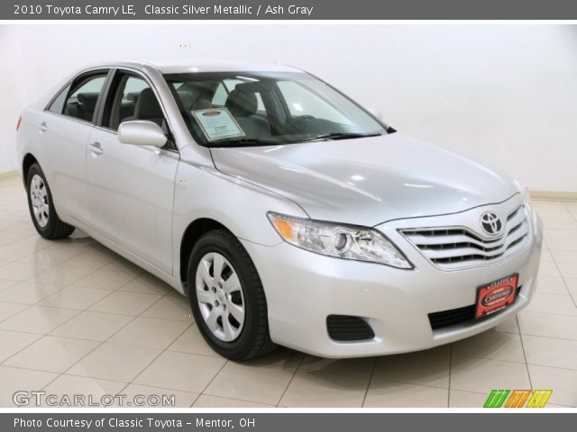 2010 Toyota Camry LE in Classic Silver Metallic