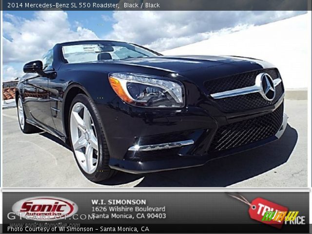 2014 Mercedes-Benz SL 550 Roadster in Black