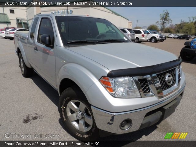 2010 Nissan Frontier SE V6 King Cab in Radiant Silver Metallic