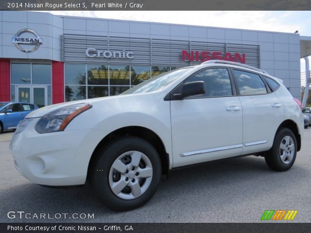2014 Nissan Rogue Select S in Pearl White
