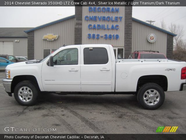 2014 Chevrolet Silverado 3500HD LTZ Crew Cab 4x4 in Silver Ice Metallic