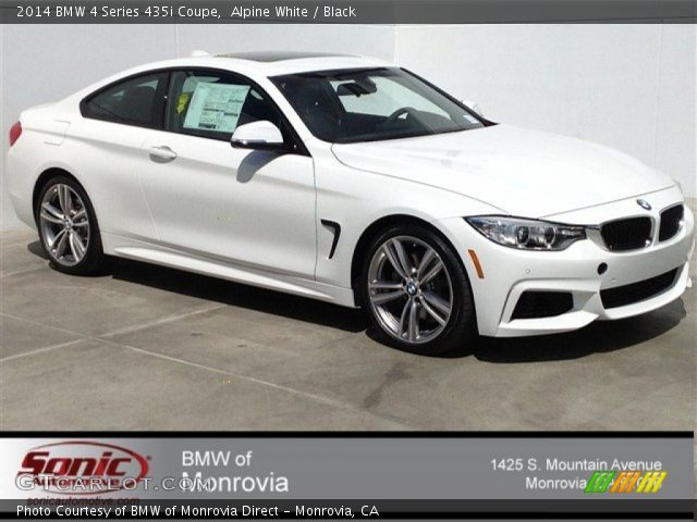 2014 BMW 4 Series 435i Coupe in Alpine White