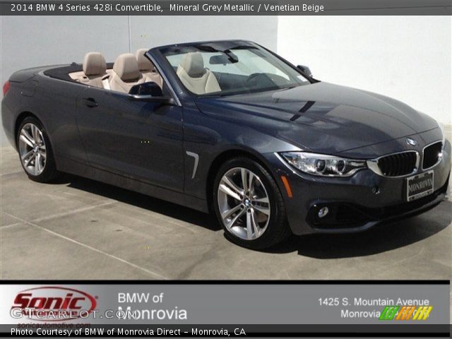 2014 BMW 4 Series 428i Convertible in Mineral Grey Metallic