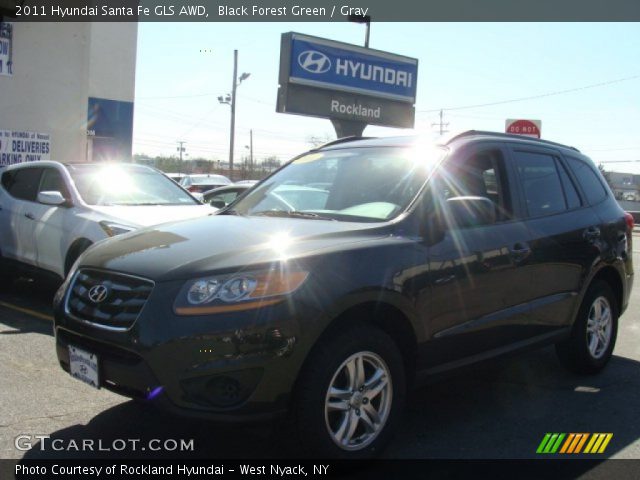 2011 Hyundai Santa Fe GLS AWD in Black Forest Green