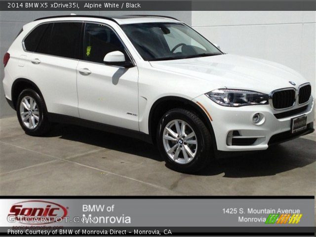 2014 BMW X5 xDrive35i in Alpine White