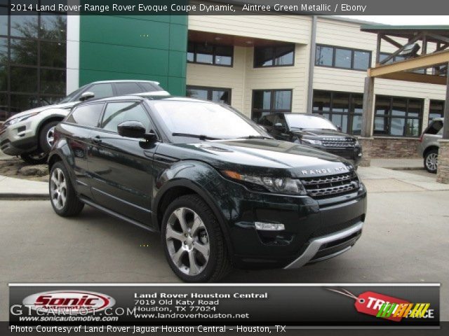 2014 Land Rover Range Rover Evoque Coupe Dynamic in Aintree Green Metallic