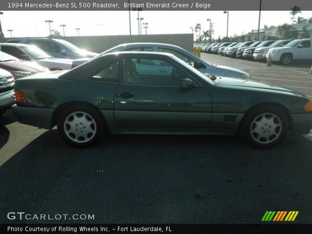 1994 Mercedes-Benz SL 500 Roadster in Brilliant Emerald Green