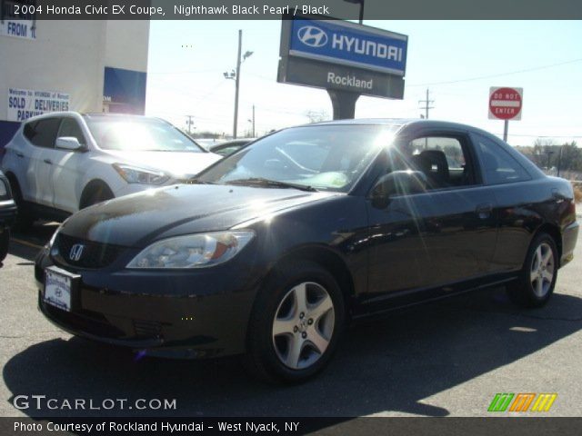 2004 Honda Civic EX Coupe in Nighthawk Black Pearl