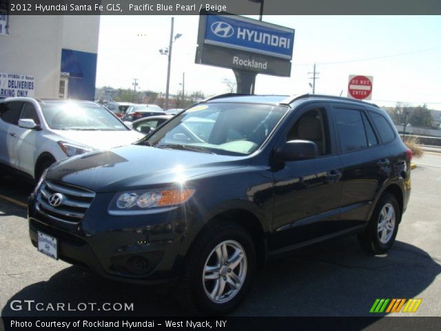 2012 Hyundai Santa Fe GLS in Pacific Blue Pearl