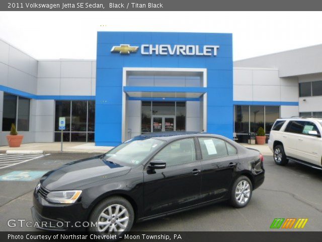 2011 Volkswagen Jetta SE Sedan in Black