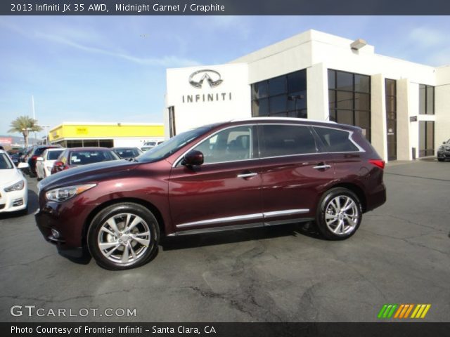 2013 Infiniti JX 35 AWD in Midnight Garnet
