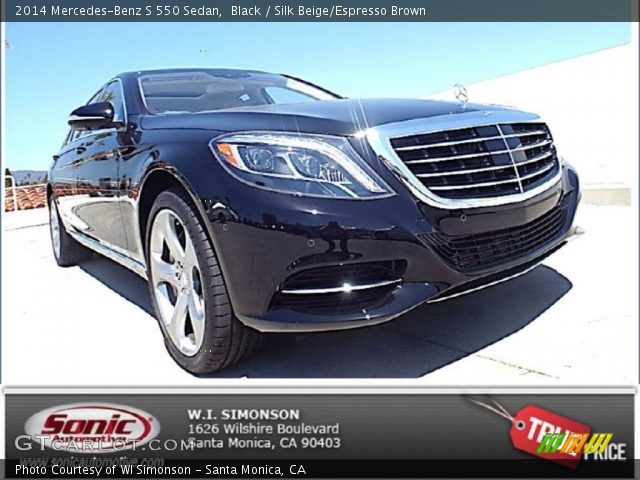 2014 Mercedes-Benz S 550 Sedan in Black