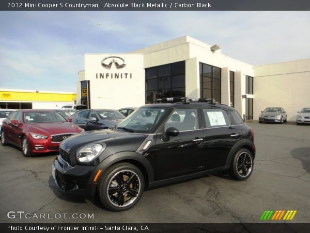2012 Mini Cooper S Countryman in Absolute Black Metallic