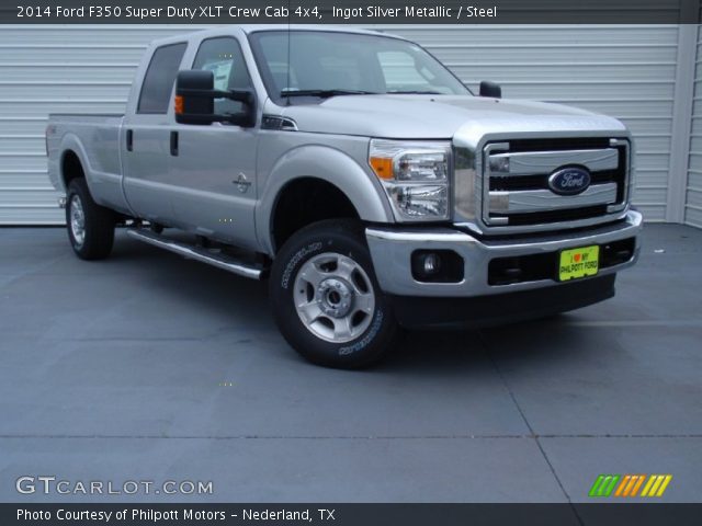 2014 Ford F350 Super Duty XLT Crew Cab 4x4 in Ingot Silver Metallic