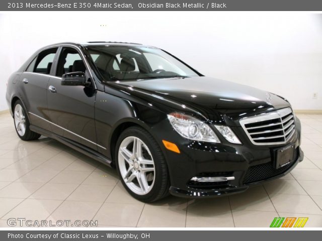 2013 Mercedes-Benz E 350 4Matic Sedan in Obsidian Black Metallic