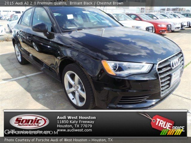 2015 Audi A3 2.0 Premium quattro in Brilliant Black