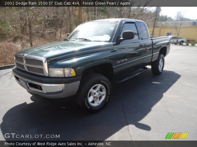 2001 Dodge Ram 1500 ST Club Cab 4x4 in Forest Green Pearl