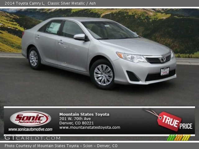 2014 Toyota Camry L in Classic Silver Metallic