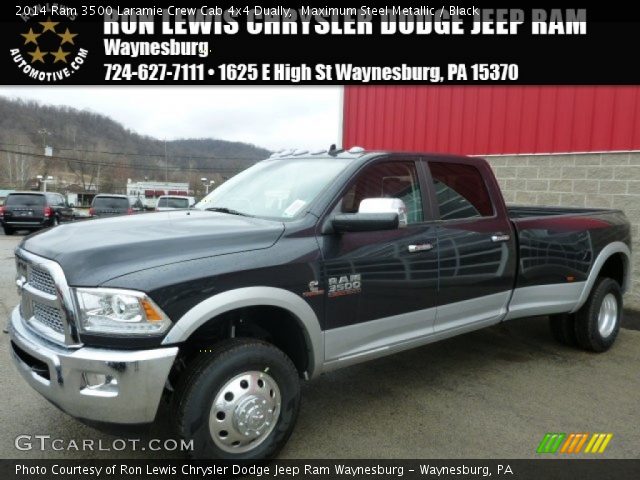 2014 Ram 3500 Laramie Crew Cab 4x4 Dually in Maximum Steel Metallic