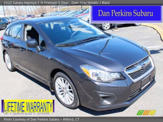 2013 Subaru Impreza 2.0i Premium 5 Door in Dark Gray Metallic