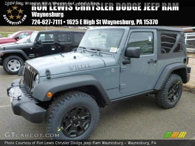 2014 Jeep Wrangler Willys Wheeler 4x4 in Anvil