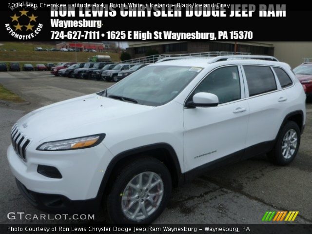 2014 Jeep Cherokee Latitude 4x4 in Bright White
